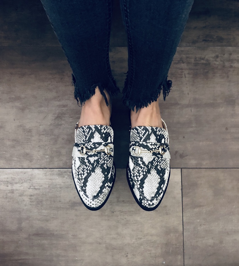 Friday Amazon Find: Snakeskin Mules – Clyde's Corner